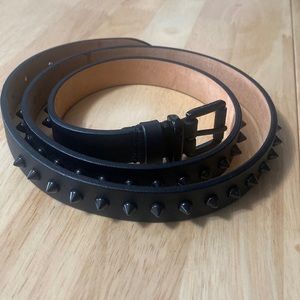 Barbara Bui Black studded belt